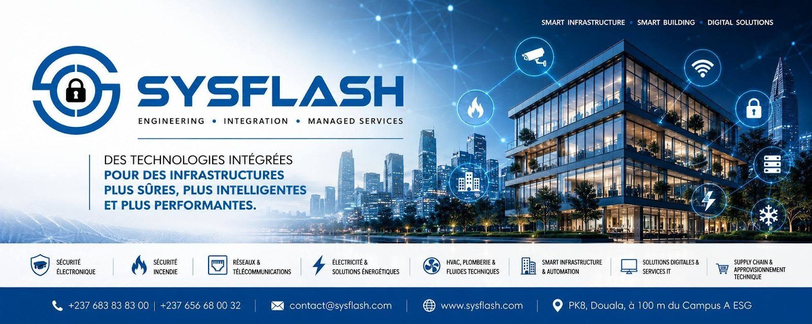 SYSFLASH — des technologies intégrées pour des infrastructures plus sûres, plus intelligentes et plus performantes